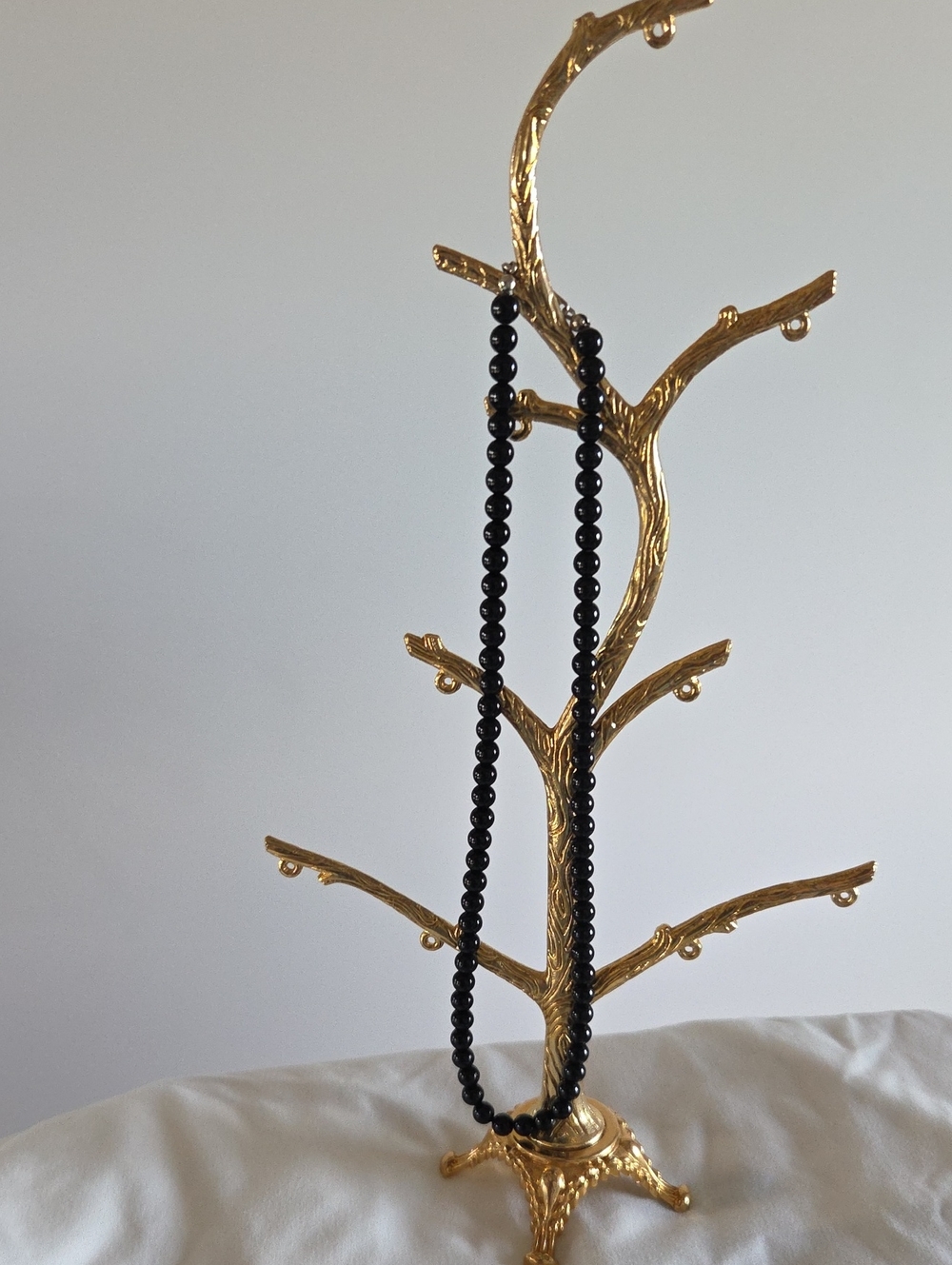Classic Black Bead Necklace - Women Accessories